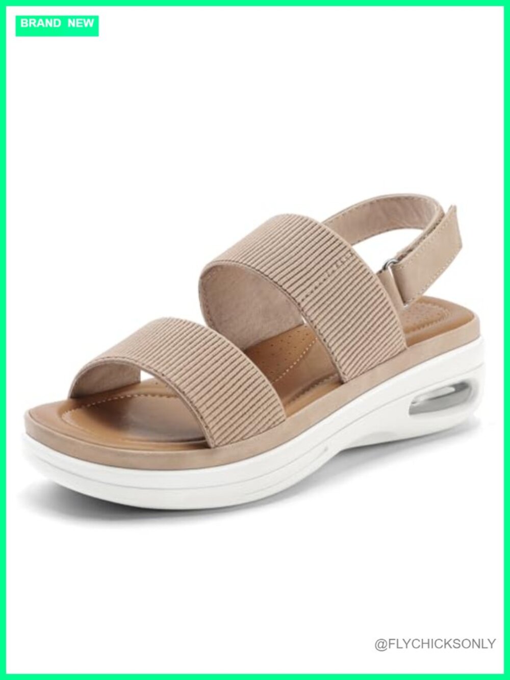 Women's Walking Sandals Comfortable Platform Summer ShoesHook & Loop